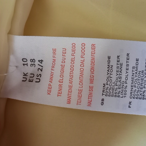 🌼 Vintage floral embroidered yellow jacket - Picture 8 of 8